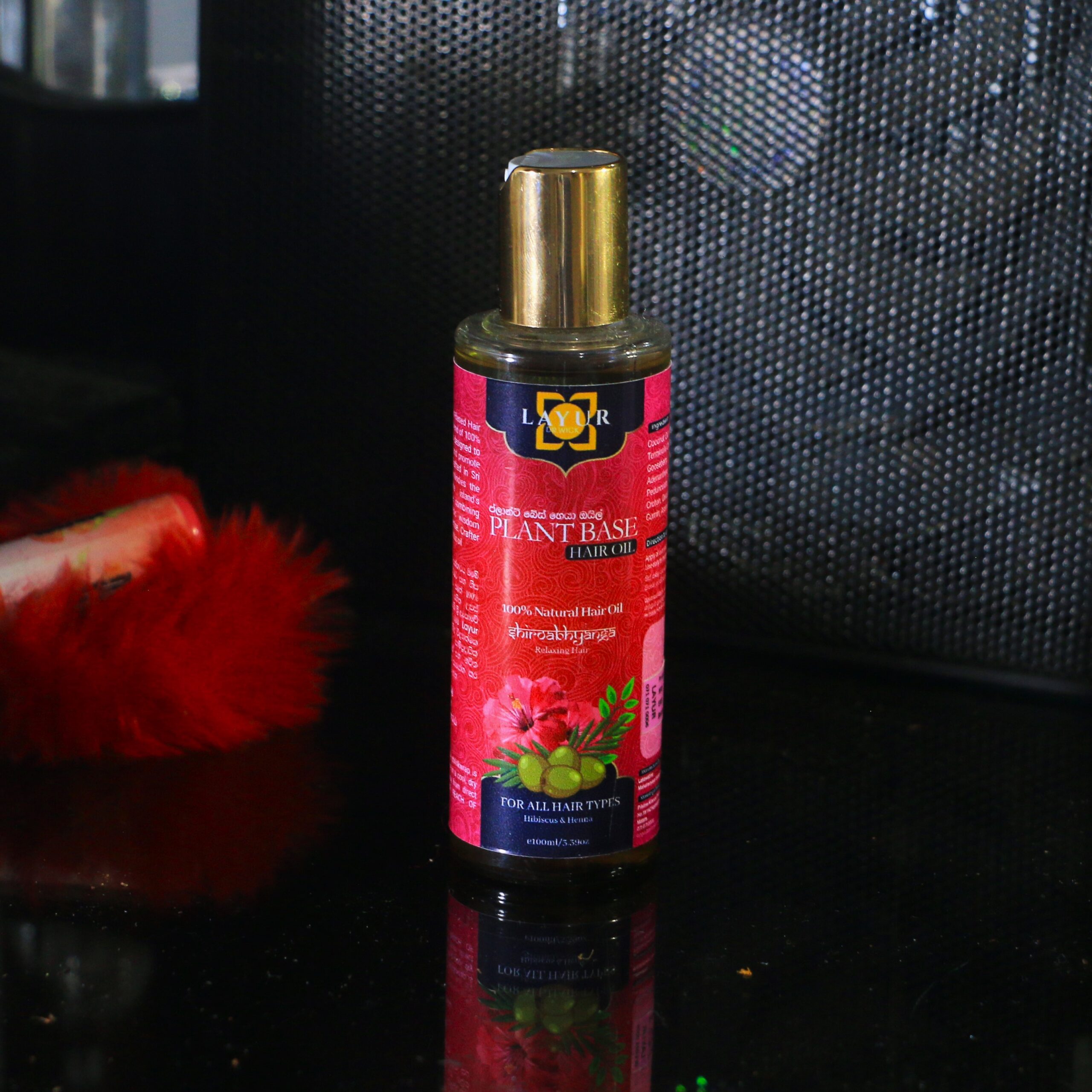 Hibiscus & Hena  Plant Base Hair Oil – Layur Dr.Wick