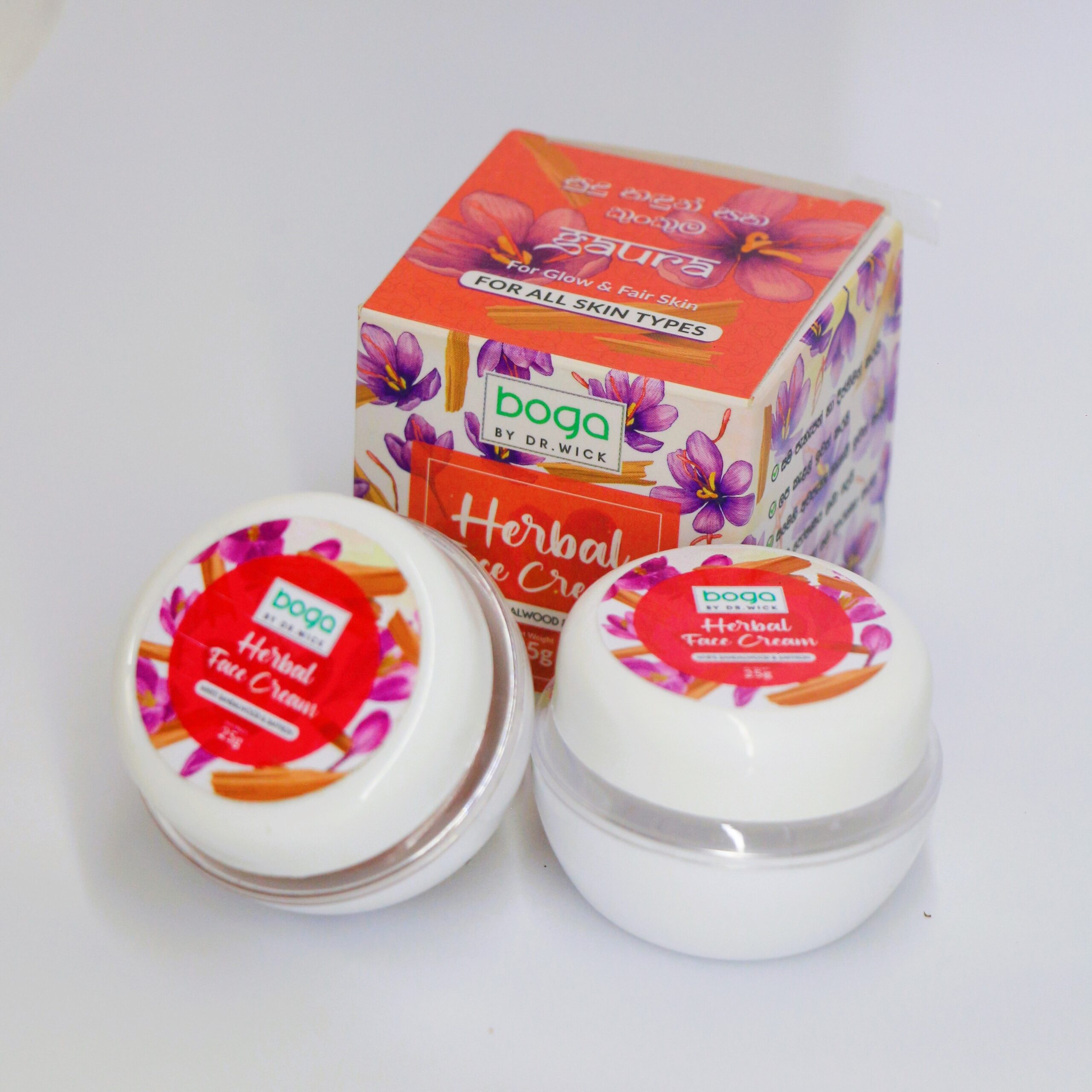 Day and Night – Boga By Dr.Wick White Sandalwood  & Saffron Face Cream – Boga By Dr.Wick White